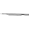 Vodítko CAVO okrúhle predlžovacie - čierna / strieborná S-M: 2,00 m/12mm